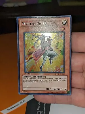 YuGiOh - Mystic Piper - EXVC-EN005 - Secret - 1st Edition NM • $60