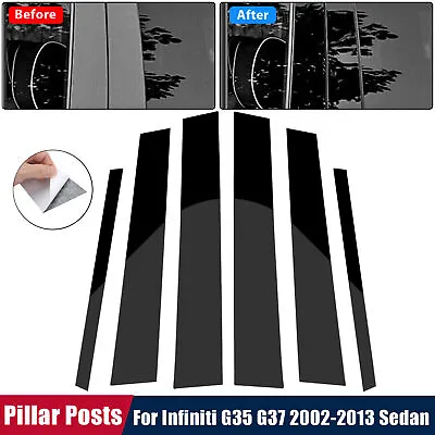 Window Pillar Posts Door Trim Molding Cover For Infiniti G35 G37 Sedan 2002-2013 • $12.38