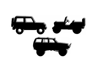 Mini Decal Sticker For Jeep Rim 1.5  - 6 Pack Bundle - Waterproof Wheel Accent • $6.48