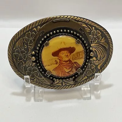 The Duke John Wayne Western Belt Buckle Size Approximately ￼3” X 5” Unique Piece • $24.95