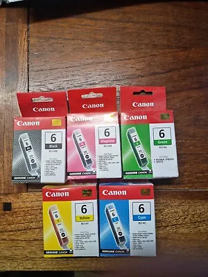 BCI-3E Genuine Canon BCI-3E Magenta Cyan Yellow Ink Cartridges - Original!! • £50