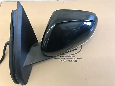 11-16 Volvo S60 V60 Left Drivers Side View Mirror 019 Black 31402628 • $45