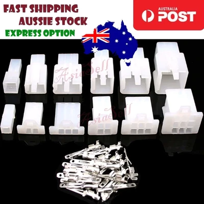 $9.21 • Buy 10 Sets 2.8mm 2/3/4/6/9 Pin Automotive 2.8 Connector Male Female Cable Terminal
