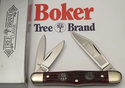 H BOKER Solingen 2005 Tang Stamp Series Swell Center Whittler Bovine Bone MINT • $150