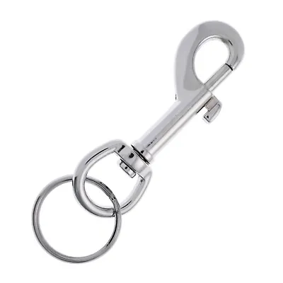 £1.99 • Buy Metal Belt Clip Hook Hipster Keychain Keyring Key Fob Wallet Holder Chain Ring 
