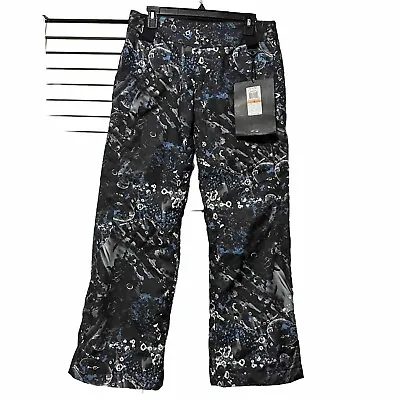 Oakley Mens Small Snowboard Pants Loose Fit Insulated Blue Black White • $64.99