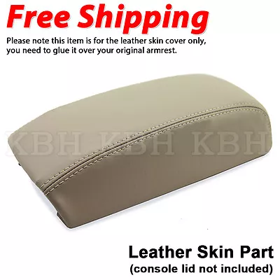 For 93-01 Volvo S70 V70 C70 Middle Console Armrest Lid Cover Leather Beige Tan • $19.95