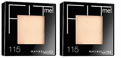 Maybelline New York Fit Me! Pressed Powder Ivory [115] 0.30 Oz (Pack Of 2) • $10.99