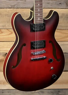 Ibanez  AS53 Hollowbody Guitar Sunburst Red Flat • $349.99