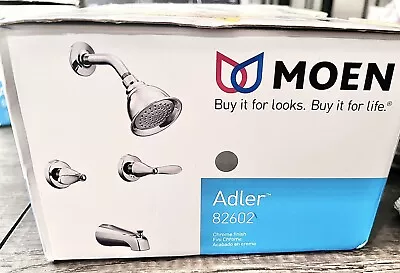 MOEN Adler 2-Handle 1-Spray Tub And Shower Faucet In Chrome Valve Included 82602 • $53.99