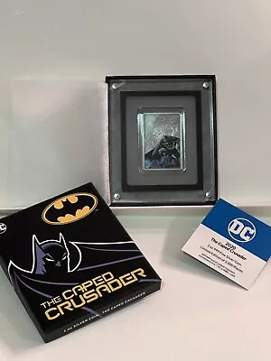 2020 1oz .999 FINE COLORIZED SILVER COIN. DC COMICS.  THE CAPED CRUSADER.  • $337.20