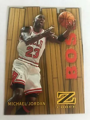 $45 • Buy 1997-98 Skybox Z Force Boss Michael Jordan #10 Chicago Bulls Legend 