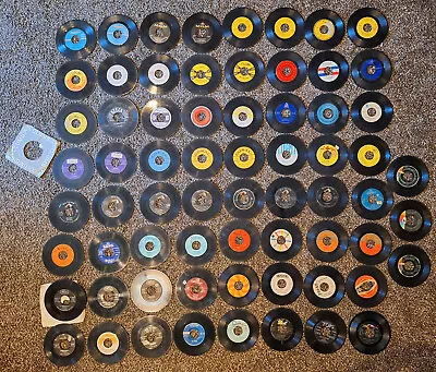 LOT 67 Oldies 45 RPM 7  Vinyl Records Elvis Presley Jan & Dean Patty Page Promos • $12.50