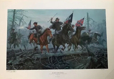 MORT KUNSTLER Fight At Fallen Timbers S/N COA Collectible Civil War Print MINT • $339.99