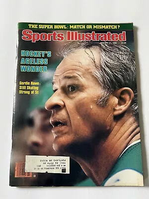 Sports Illustrated Gordie Howe Jan 21 1980 Hartford Whalers • $24.55