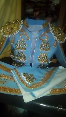 Classic Matador Bullfighting Suit Of Lights Halloween Costume  • $795