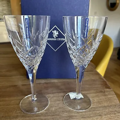 Edinburgh Crystal Wine Glassesx2 • £7