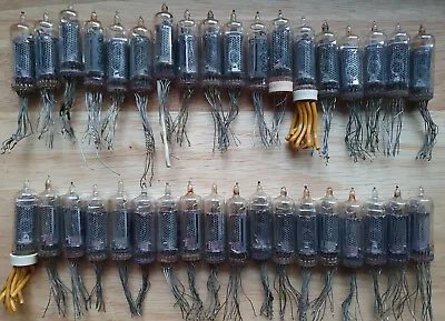£145.92 • Buy Lot Of 30 X In-16 Nixie Tubes.  Tested. For Nixie Clock.