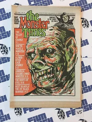 The Monster Times Volume 1 Number 15 With Gwangi Poster Insert [V5] • $12.97