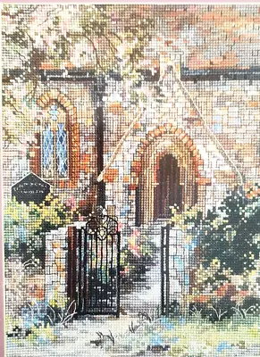 Sanctuary - First Church Added To Marty Bell Charts - Vintage Cross Stitch Chart • $5.50