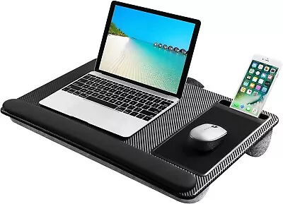 Lightweight Lap Desk Laptop Tray With Pillow Cushion Lap Stand • £22.99