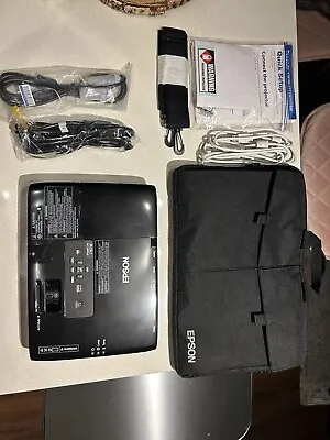 Epson PowerLite 1761W WXGA 3LCD Projector • $500