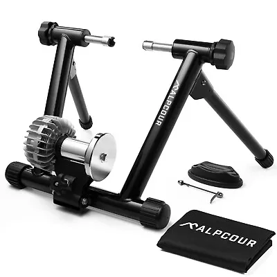 Alpcour Portable Stainless Steel Indoor Fluid Bike Trainer Stand • $189.95