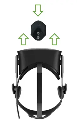 CV1 Headset Wall Bracket Mount For Oculus Rift (With Fixings): Black • $9.90