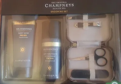 £16 • Buy Champneys Health Spa Luxury  Men's Grooming Set  Gift Set New- Old Stock READ !