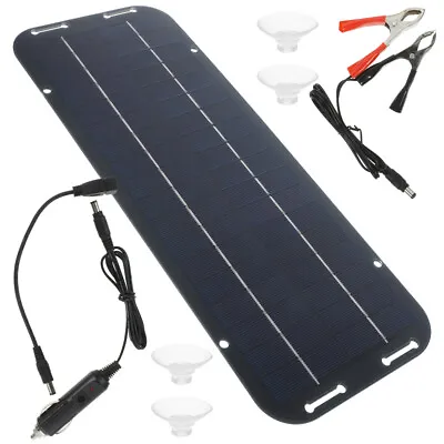 30W Solar Panel Kit Trickle Battery Charger 12V For Car Van Caravan Boat UK • £12.99