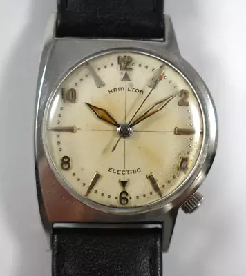 Vintage Hamilton Regulus I Electric 500 Stainless Steel Asymmetric Watch Lot.e • $999.99