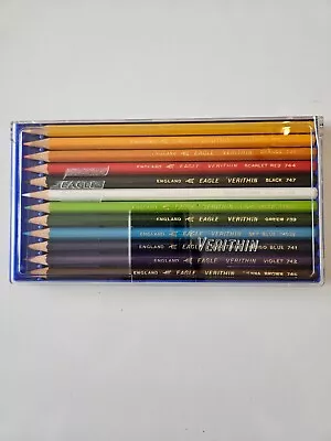 Veritin Colour Pencils By Eagle (Prismacolor) Boxed Set Of 12 • £16