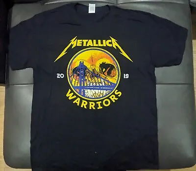 Metallica S&M2 T-Shirt Large 2019 San Francisco Chase Centre Warriors Pushead • £20
