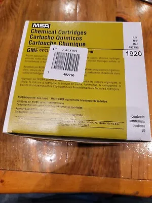 Box (10) MSA Multi Gas Chemical Cartridges 492790 Comfo Respirator GME • $25