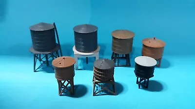 N Scale Seven Building Water Tanks • $7.50