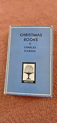 Christmas Books By Charles Dickens Small Vintage Book Collins 1940s • £5