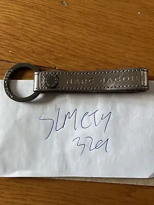 £44.97 • Buy New Marc Jacobs Key Loop Ring Key Chain Metallic Gunmetal In Hand Ship Now Rare