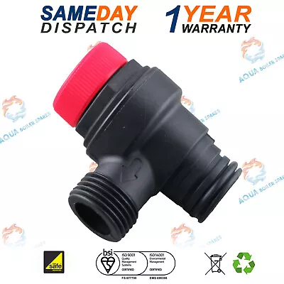 £8.55 • Buy Ferroli Optimax HE Plus 31C & 38C Boiler Pressure Relief Safety Valve 39818270