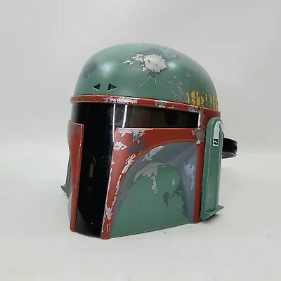 Disney Parks Star Wars Galaxy's Edge Boba Fett Mask Helmet Sounds Voice Changer • $29.95