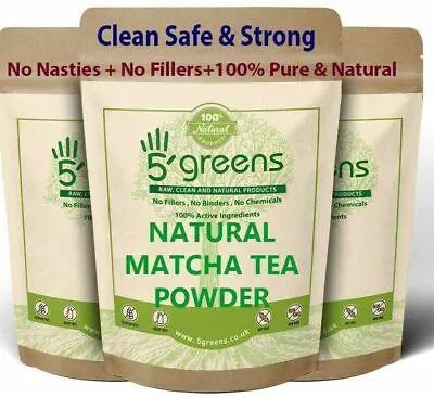 Premium Matcha Green Tea Powder 100% Natural  Genuine Matcha Ceremonial  • £7.99