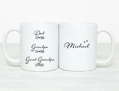 Personalized Great Grandpa Mug Gifts Great Grandfather Announcement Mug Baby • $26.99