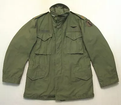 Vietnam War US Army M1965 Field Jacket OG-107 Med Long Original 1968 EXC COND • $225