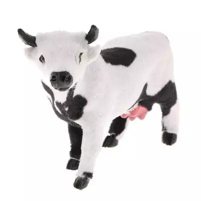 Cow Statue Indoor E Outdoor Garden Ornament Prop Model Figure Hunting • £8.44