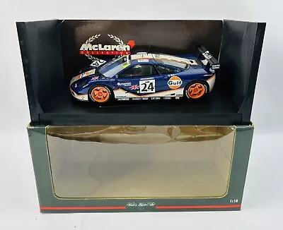 Paul’s Model Art 1/18 Scale McLaren F1 GTR Gulf 24H 4th Le Mans #24 (Open Box) • $100