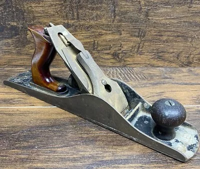 Vintage Bailey Stanley No. 5  Corrugated Bottom Wood Plane Pat. APR 19-10 Planer • $45.99