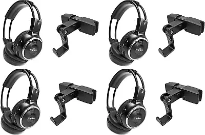 4 Wireless Headphones For Volvo Vehicles IR Rear TV DVD New Headsets W/Holders • $64.99