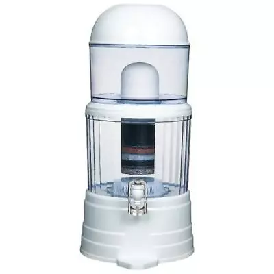 14L Benchtop 8 Stage Water Filter - Ceramic Carbon Mineral Stone Silica Purifier • $69.99