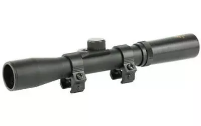 Compact Air Gun Scope 4X Magnification 20mm Objective Lens Plex Reticle Black • $25.99