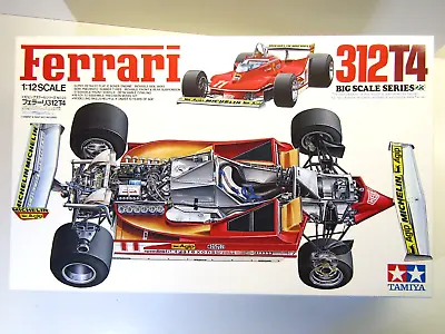 Tamiya 1:12 Scale Ferrari 312T4 F1 Model Kit With New SHUNKO Decal # 12025**5000 • $273.45