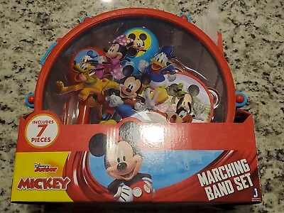 Disney Junior Mickey Mouse 7 Piece Marching Band Drum Set By First Act Play • $17.99
